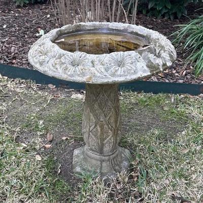 Concrete Bird Bath