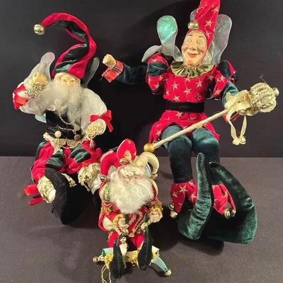 Mark Roberts Collection Porcelain Fairy Jester Elves