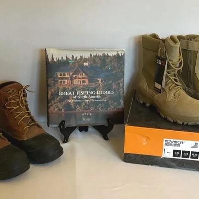 Wolverine & 5.11 Boots Plus Orvis Great Fishing Lodges Book