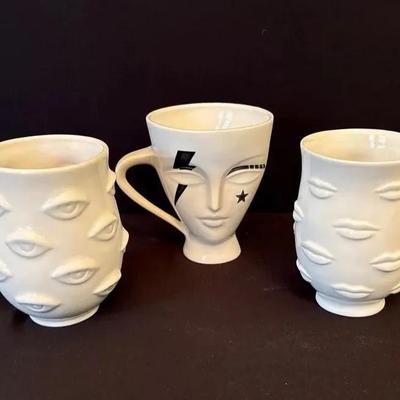 Jonathan Adler Muse Collection Mugs