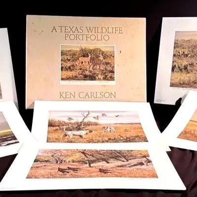 Texas Wildlife Portfolio By Ken Carlson (6 Signed Prints)