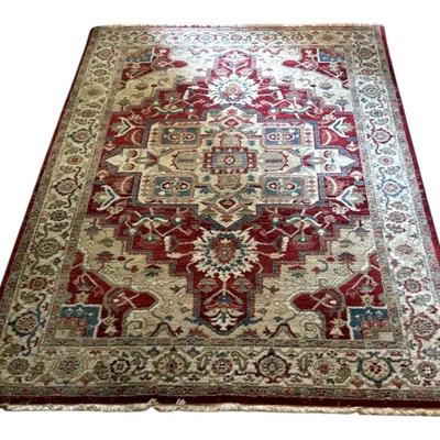 Dynamic Juno Ivory And Red Area Rug