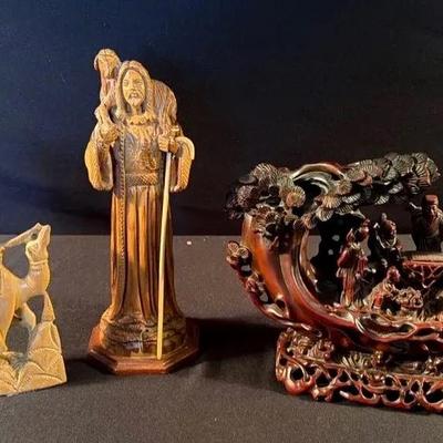 Wood Carvings From Various Areas