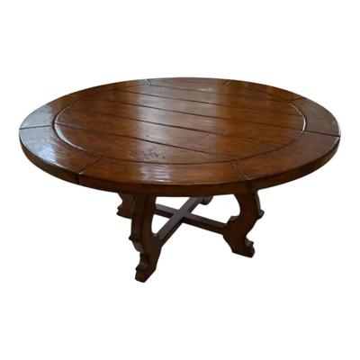 Portuguese Solid Wood Round Breakfast Table
