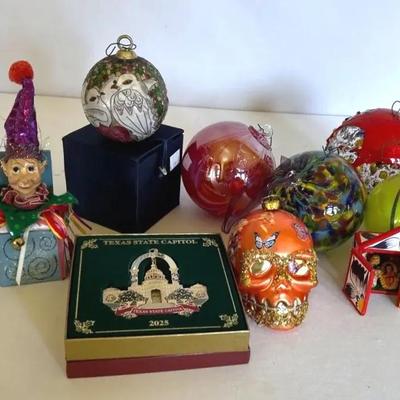 Collection Of Unique Christmas Ornaments 