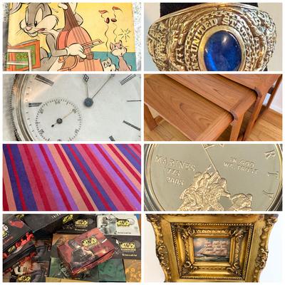 MCM Time Capsule Furnishings Jewelry Coins Sterling Tools ++ Online Estate Auction - Annapolis Maryland