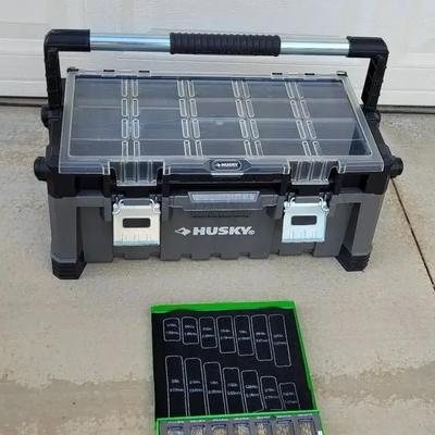 Husky Toolbox And Kawasaki Branded Drill Bits