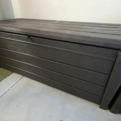 Keter 150 Gallon Durable Resin Outdoor Storage Deck Box #1