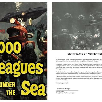 Disney's 20,000 Leagues Under the Sea – Original 1954 Underwater Production Photo - Funeral Scene #1