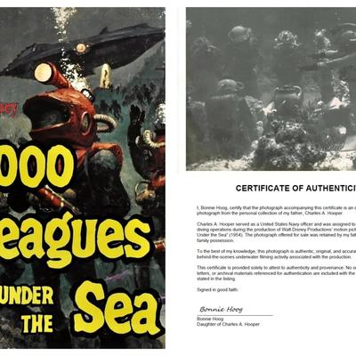 Disney's 20,000 Leagues Under the Sea – Original 1954 Underwater Production Photo - Funeral Scene #2