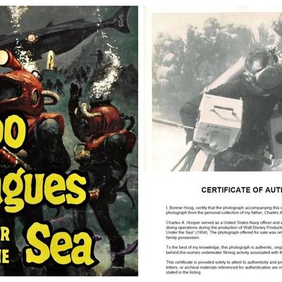 Disney's 20,000 Leagues Under the Sea – Original 1954 Underwater Production Photo - Camera Crew #2