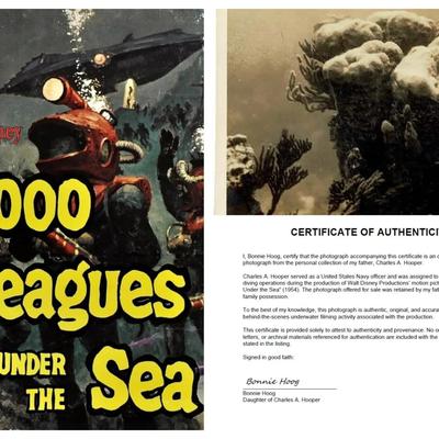Disney'S 20,000 Leagues Under The Sea – Original 1954 Underwater Photo: Coral Reef