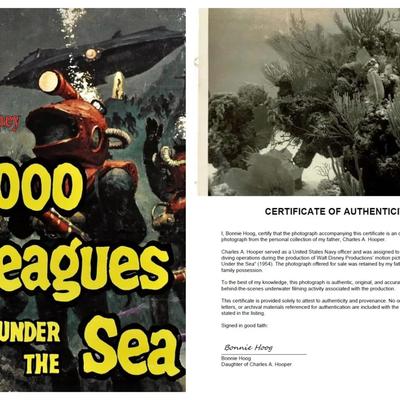 Disney'S 20,000 Leagues Under The Sea – Original 1954 Underwater Photo: Coral Reef