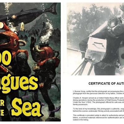 Disney's 20,000 Leagues Under the Sea – Original 1954 Underwater Production Photo - Camera Crew #2