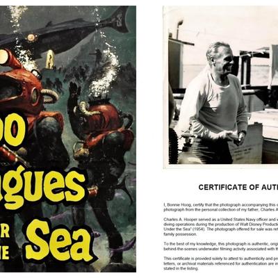 Original 1954 "20,000 Leagues Under the Sea" Underwater Photo  - Fred Zendar & Charles A. Hooper