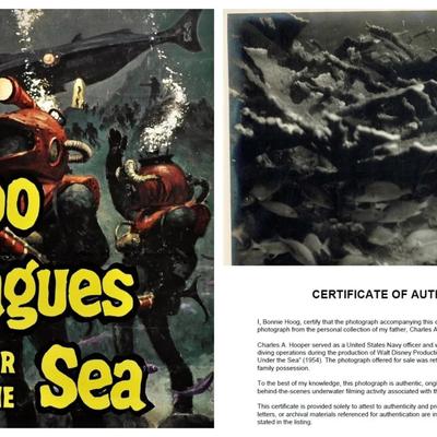 Disney'S 20,000 Leagues Under The Sea – Original 1954 Underwater Production Photo - Coral Reef