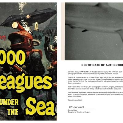 Disney's 20,000 Leagues Under The Sea – Original 1954 Underwater Photo: Shark Scene