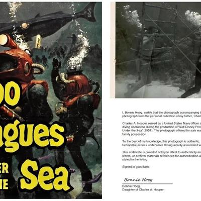 Disney's 20,000 Leagues Under the Sea – Original 1954 Underwater Production Photo - Propmen