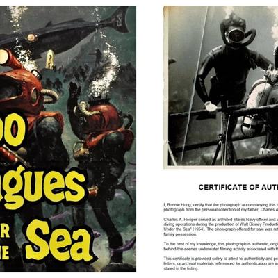 Disney's 20,000 Leagues Under the Sea – Original 1954 Underwater Production Photo - Kirk Douglas #3b