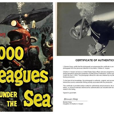 Disney's 20,000 Leagues Under the Sea – Original 1954 Underwater Production Photo - Camera Man