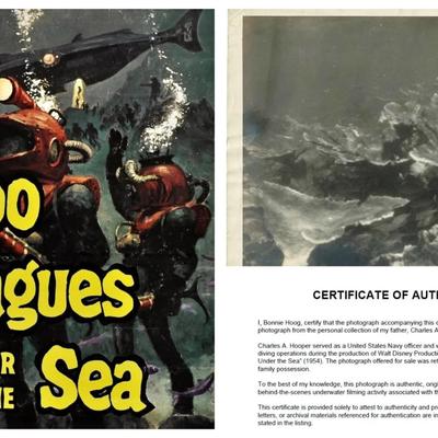 Disney's 20,000 Leagues Under the Sea – Original 1954 Underwater Production Photo - Coral Reef