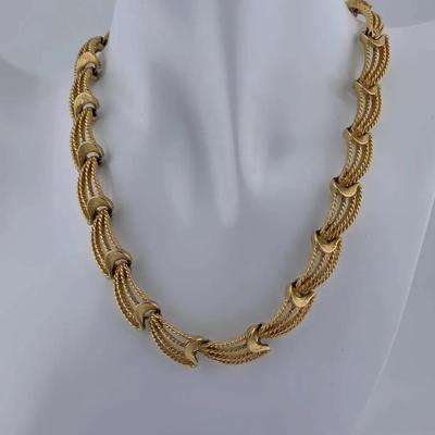 Monet Gold Tone Necklace