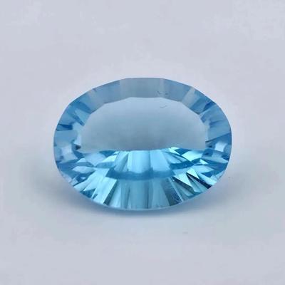 8.9ct Oval Sky Blue Topaz