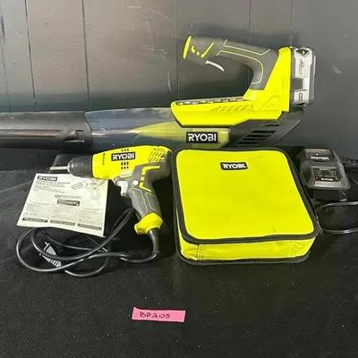 BP205 RYOBI Blower And Power Drill