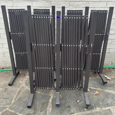 BP301 Portable Expandable Metal Barricades 
