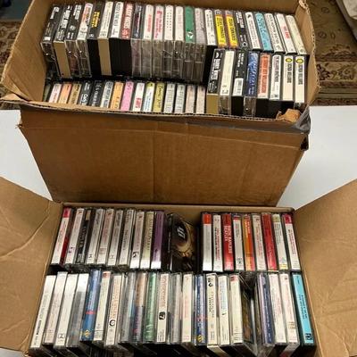 Lot Of Vintage Cassettes Over 80 + Pieces 