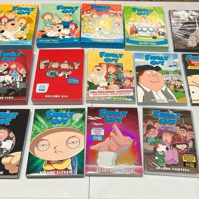 Family Guy DVD Set Includes Set Of 14 
