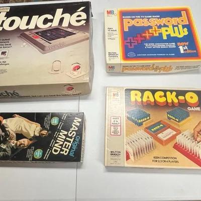 Lot of 4 Vintage Board Games (Touche) 