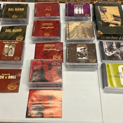 Lot Of 46 CD’s Jazz, Big Band, & Classic American Music Genres