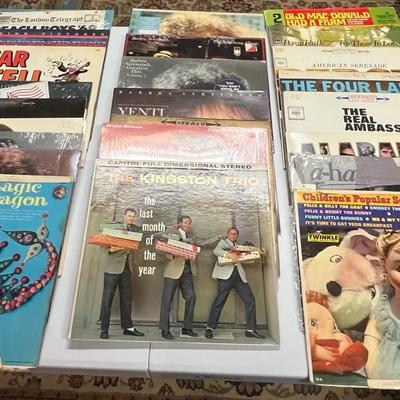 Vintage Record Lot Of (50) Various Artists And Genres 