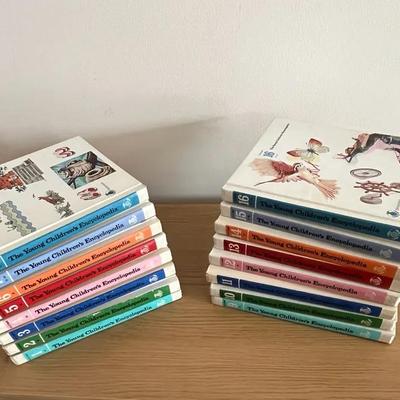 Vintage Set Of The Young Children's Encyclopedia By Britannica 16 Books