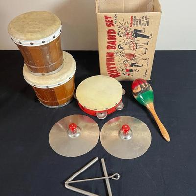 Vintage Rhythm Band Set For Kids 