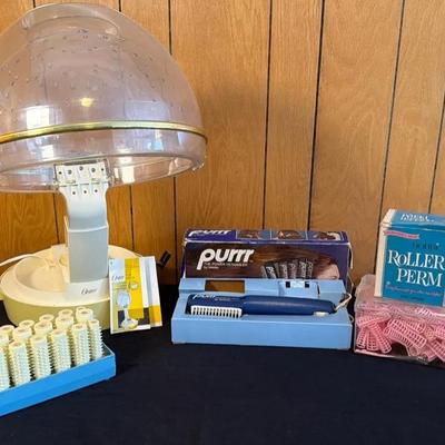 Lot of Vintage Hair Tools 