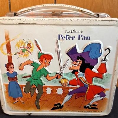 1969 Walt Disney's Peter Pan Metal Lunch Box
