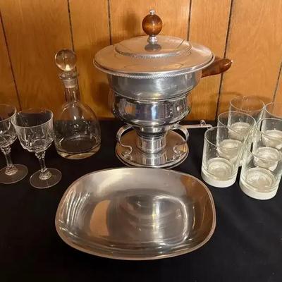 11-Ct Vintage Serving Pieces