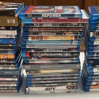 Large Blue Ray / DVD Collection 