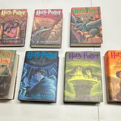 Vintage Harry Potter First Edition Lot Of 7 Books 