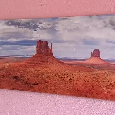 Desert Monument Valley Canvas Wall Picture - Large, Beautiful Wall Art
