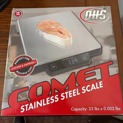 Comet Stainless Steel Scale - NEW In Box - Ideal For Kitchen Or Shipping 