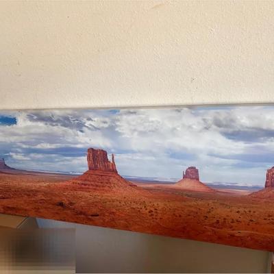 Monument Valley Panoramic Canvas Print 60”x20”, Arizona