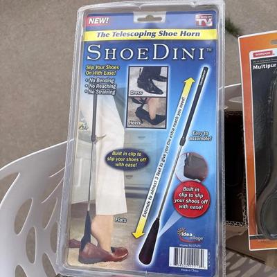 Laundry  Essentials - Basket, NEW Shoedini, Scissors, Alarm Clocks, Shoe Stretchers & Horns 