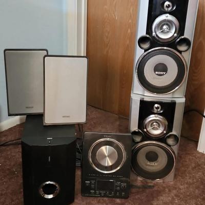 Home Audio - TEAC Complete Micro Hifi System MC-DX20 & 2 Sony Speakers