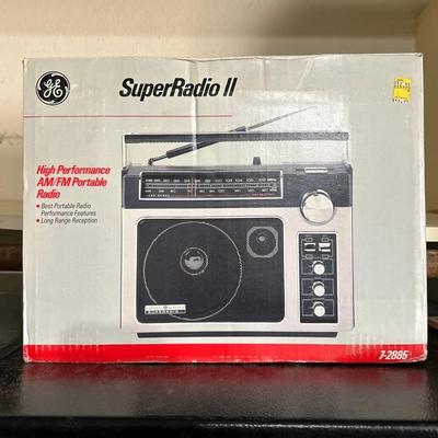#1 - NEW In Box General Electric Super Radio II, High Performance AM / FM Portable Radio 
