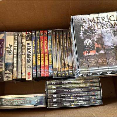 Train DVD + VHS Movies - America’s Railroads, Extreme Steam Box Sets