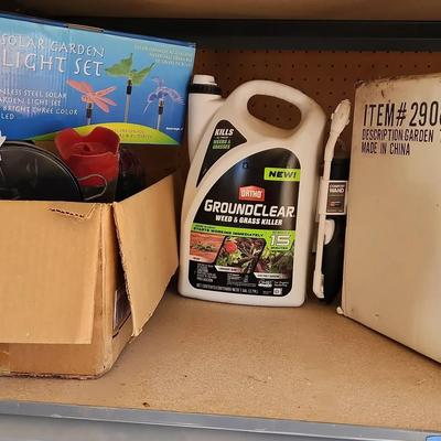 Garden - Hummingbird Feeder Selection, Ortho Groundclear, Garden Time Clock, Solar Light Set