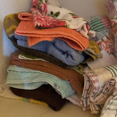 Full Linen Closet - Beach Towels, Hand Towels, New Washcloths, New Kitchen Towels